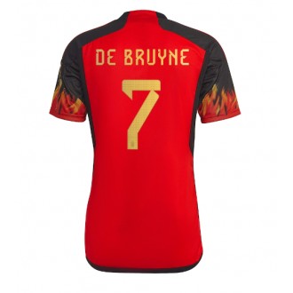 Belgien Kevin De Bruyne #7 Hemmatröja VM 2022 Korta ärmar